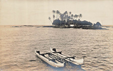 Canoas De Remo En Hawaii~1926 Foto Real POSTAL comprar usado  Enviando para Brazil