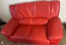 Red leather sofa for sale  Florence
