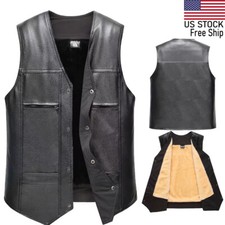 Men leather vest for sale  Solon