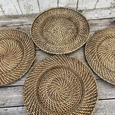 Vintage woven rattan for sale  BISHOP AUCKLAND