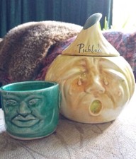 Crying face pot for sale  LEAMINGTON SPA