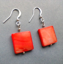 Lovely earrings coral for sale  UCKFIELD