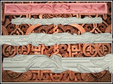 Gießform Stuck Dekor Leiste Verzierung Silikonform Ornament Relief (55-56) comprar usado  Enviando para Brazil