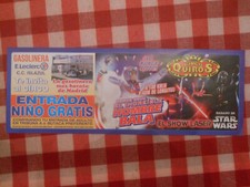 FLYER STAR WARS SHOW LASER CIRCO QUIROS SPAIN SPANISH LA GUERRA DE LAS GALAXIAS comprar usado  Enviando para Brazil