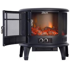 Electric fireplace black for sale  STOCKPORT