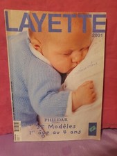 Catalogue phildar layette d'occasion  Château-Arnoux-Saint-Auban
