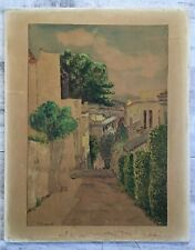 Aquarelle orientaliste signée d'occasion  Sarzeau