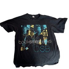 Camiseta Backstreet Boys adulto pequena turnê inquebrável preta azul camiseta comprar usado  Enviando para Brazil
