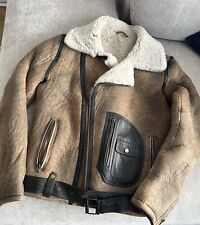 Mens aviator shearling for sale  PENARTH