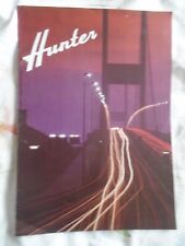 Chrysler hunter brochure for sale  KINGS LANGLEY