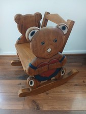 Hardwood children teddy for sale  ROSSENDALE