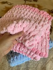 Cobertor de bebê de malha macia quente feito à mão para carrinho e berço Alize Puffy Yarn comprar usado  Enviando para Brazil