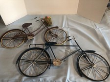 LOTE de 2 Decorações de Parede de Bicicleta Suspensa de Metal Colecionáveis #F47, usado comprar usado  Enviando para Brazil