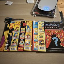 Simpsons comics bundle for sale  READING