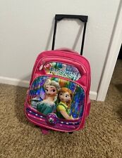 Bolsa escolar Frozen Cartoon 3 rodas carrinho tecido Oxford férias backp, usado comprar usado  Enviando para Brazil