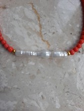 Kette koralle perle gebraucht kaufen  Berlin