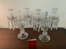 Paire girandoles cristal d'occasion  Baccarat