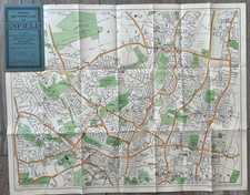 Vintage map. enfield for sale Vintage map. enfield for sale  EAST GRINSTEAD