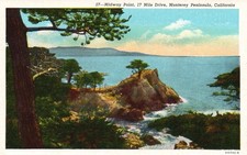 Usado, Cartão postal CA Monterey Peninsula Midway Point 17 milhas unidade vintage PC M2604 comprar usado  Enviando para Brazil