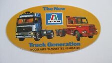 sticker Italieri model kit maquette camion truck Volvo Scania ( 14 cm / 7,5 cm ) comprar usado  Enviando para Brazil