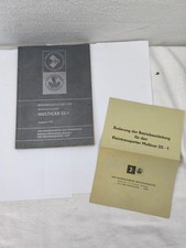Ddr betriebsanleitung änderun gebraucht kaufen  Penig