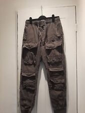 Mens grey cargo for sale  BURNLEY