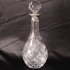Silver collared crystal for sale  ASHFORD