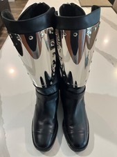 Chanel black leather for sale  Los Angeles