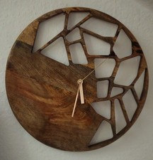 Designer wanduhr mangoholz gebraucht kaufen  Nordhorn