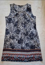 Blau weißes sommerkleid gebraucht kaufen  Berlin
