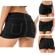 Mulheres cintura baixa Jean saia Bodycon Casual Denim Mini Saia Clubwear Streetwear comprar usado  Enviando para Brazil