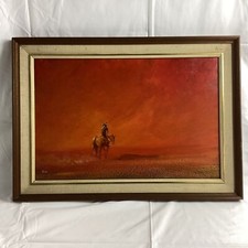 Pintura a óleo emoldurada assinada a bordo por Robert Kerr aproximadamente 52cmx72cm (TT2)CP#8683 comprar usado  Enviando para Brazil