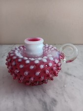 Usado, Castiçal Fenton opala cranberry Hobnail comprar usado  Enviando para Brazil