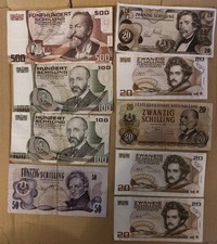 österreich banknoten geldsche gebraucht kaufen  Paderborn