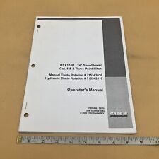 Case operator manual for sale  Cortland