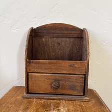 Gaveta organizadora rústica vintage artesanal fazenda exposição bancada madeira comprar usado  Enviando para Brazil