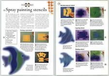 Spray painting stencils for sale  SLEAFORD