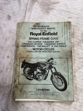 Royal enfield workshop for sale  EXETER