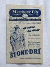 Football programme man for sale  UK