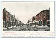 Cartão postal antigo 1907 Road of 5th Avenue antigo Wisconsin WI publicado, usado comprar usado  Enviando para Brazil