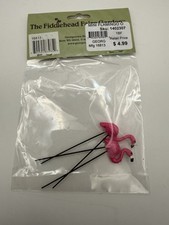 Usado, Conjunto de 2 palhetas de flamingo miniatura para casa de bonecas jardim de fadas comprar usado  Enviando para Brazil