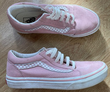 Pink white suede for sale  DERBY