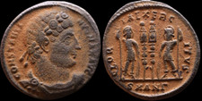 Moeda imperial romana antiga Constantino I AD 307-337. Æ 17 mm. 2,30 gramas. #1589 comprar usado  Enviando para Brazil