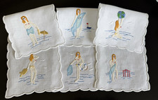 Vintage cocktail napkins for sale  Long Beach