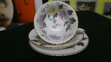Trio de chá vintage Paragon outono glória ossos finos porcelana feito na Inglaterra década de 1960, usado comprar usado  Enviando para Brazil