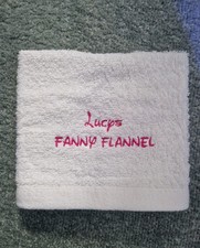 Personalised flannel novelty for sale  BIRMINGHAM
