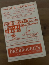 1962 third lanark for sale  MANCHESTER