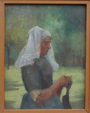 Newlyn school portrait for sale  LINCOLN