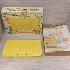 Pokemon Pikachu Nintendo 3DS XL LL corpo amarelo limitado Japão com caixa comprar usado  Enviando para Brazil