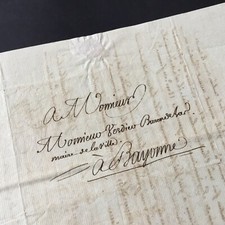 Lettre datée 1785 d'occasion  Nantes-
